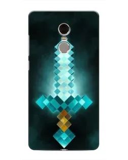 Чохол для Xiaomi Redmi Note 4 з картинкою «Алмазний меч неон»
