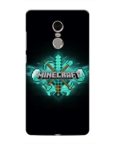 Чохол для Xiaomi Redmi Note 4 з картинкою «Minecraft Diamond лого» Чохол для Xiaomi Redmi Note 4 з картинкою «Minecraft Diamond лого»