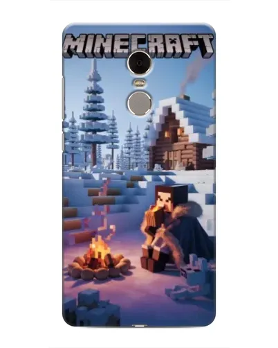 Чохол для Xiaomi Redmi Note 4 з картинкою «Зимовий Minecraft» Чохол для Xiaomi Redmi Note 4 з картинкою «Зимовий Minecraft»
