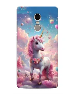 Чохол для Xiaomi Redmi Note 4 з картинкою «Єдиноріг серед хмар»