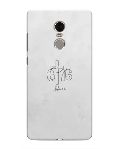 Чехол для Xiaomi Redmi Note 4 с картинкой «Иоанна 3:16 Крест» Чехол для Xiaomi Redmi Note 4 с картинкой «Иоанна 3:16 Крест»