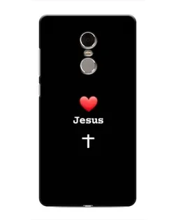 Чехол для Xiaomi Redmi Note 4 с картинкой «Сердце - Jesus» Чехол для Xiaomi Redmi Note 4 с картинкой «Сердце - Jesus»