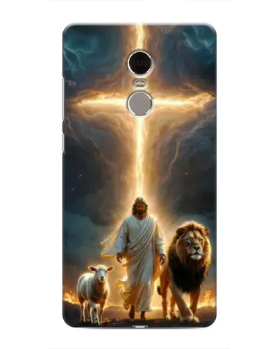 Чехол для Xiaomi Redmi Note 4 с картинкой «Лев Иуды и Свет» Чехол для Xiaomi Redmi Note 4 с картинкой «Лев Иуды и Свет»