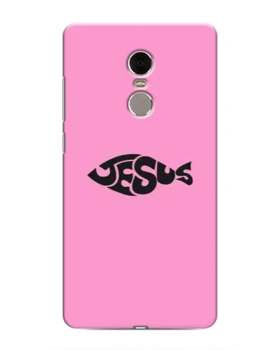 Чехол для Xiaomi Redmi Note 4 с картинкой «Розовый символ Jesus» Чехол для Xiaomi Redmi Note 4 с картинкой «Розовый символ Jesus»