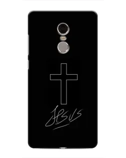 Чехол для Xiaomi Redmi Note 4 с картинкой «Графический крест Jesus» Чехол для Xiaomi Redmi Note 4 с картинкой «Графический крест Jesus»