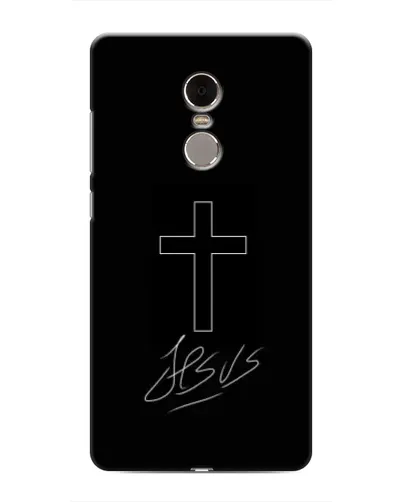 Чехол для Xiaomi Redmi Note 4 с картинкой «Графический крест Jesus» Чехол для Xiaomi Redmi Note 4 с картинкой «Графический крест Jesus»