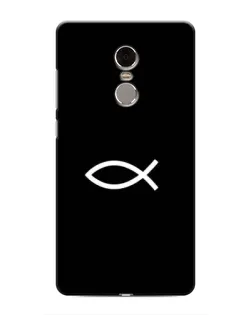 Чехол для Xiaomi Redmi Note 4 с картинкой «Символ рыбы Jesus» Чехол для Xiaomi Redmi Note 4 с картинкой «Символ рыбы Jesus»