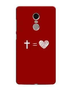 Чехол для Xiaomi Redmi Note 4 с картинкой «Уравнение любви» Чехол для Xiaomi Redmi Note 4 с картинкой «Уравнение любви»