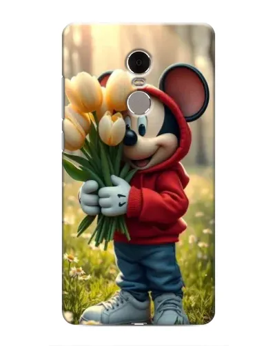 Чохол для Xiaomi Redmi Note 4 з картинкою «Міккі з тюльпанами» Чохол для Xiaomi Redmi Note 4 з картинкою «Міккі з тюльпанами»
