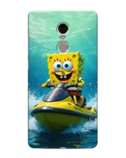 Чехол для Xiaomi Redmi Note 4 с картинкой «Спанч Боб на гидроцикле» Чехол для Xiaomi Redmi Note 4 с картинкой «Спанч Боб на гидроцикле»