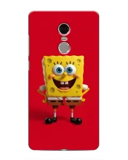 Чехол для Xiaomi Redmi Note 4 с картинкой «Спанч Боб на красном» Чехол для Xiaomi Redmi Note 4 с картинкой «Спанч Боб на красном»