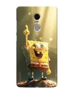 Чехол для Xiaomi Redmi Note 4 с картинкой «Сияющий Спанч Боб» Чехол для Xiaomi Redmi Note 4 с картинкой «Сияющий Спанч Боб»