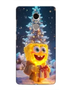 Чехол для Xiaomi Redmi Note 4 с картинкой «Рождественский Спанч Боб» Чехол для Xiaomi Redmi Note 4 с картинкой «Рождественский Спанч Боб»