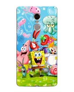 Чехол для Xiaomi Redmi Note 4 с картинкой «Губка Боб и друзья» Чехол для Xiaomi Redmi Note 4 с картинкой «Губка Боб и друзья»
