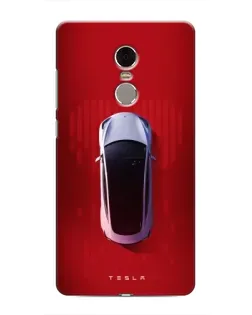 Чохол для Xiaomi Redmi Note 4 з картинкою «Tesla Top View»