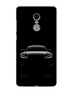 Чохол для Xiaomi Redmi Note 4 з картинкою «Силует Tesla Night»