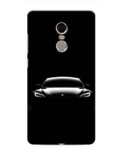 Чохол для Xiaomi Redmi Note 4 з картинкою «Фари Tesla Night»