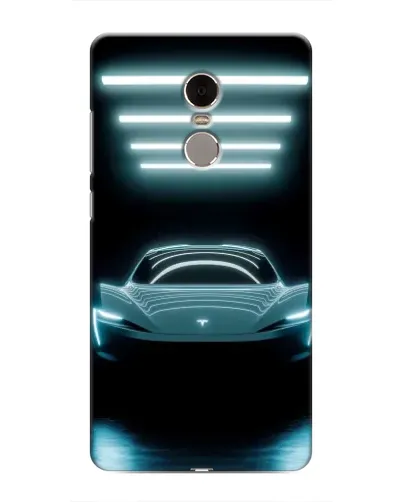Чохол для Xiaomi Redmi Note 4 з картинкою «Tesla в неоні» Чохол для Xiaomi Redmi Note 4 з картинкою «Tesla в неоні»