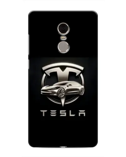 Чохол для Xiaomi Redmi Note 4 з картинкою «Tesla — срібне авто» Чохол для Xiaomi Redmi Note 4 з картинкою «Tesla — срібне авто»