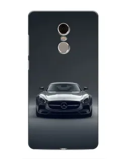 Чехол для Xiaomi Redmi Note 4 с картинкой «Mercedes на черном» Чехол для Xiaomi Redmi Note 4 с картинкой «Mercedes на черном»