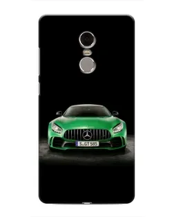 Чехол для Xiaomi Redmi Note 4 с картинкой «Mercedes — неоновый лого» Чехол для Xiaomi Redmi Note 4 с картинкой «Mercedes — неоновый лого»