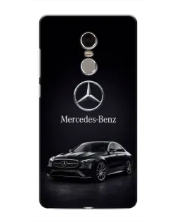 Чехол для Xiaomi Redmi Note 4 с картинкой «Mercedes — решетка радиатора» Чехол для Xiaomi Redmi Note 4 с картинкой «Mercedes — решетка радиатора»