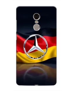 Чехол для Xiaomi Redmi Note 4 с картинкой «Mercedes — флаг Германии» Чехол для Xiaomi Redmi Note 4 с картинкой «Mercedes — флаг Германии»