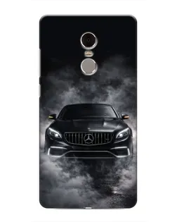 Чехол для Xiaomi Redmi Note 4 с картинкой «Mercedes в дыму» Чехол для Xiaomi Redmi Note 4 с картинкой «Mercedes в дыму»