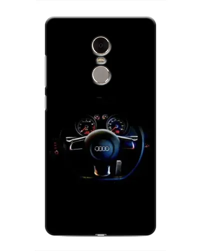 Чохол для Xiaomi Redmi Note 4 з картинкою «Салон Audi — кермо»