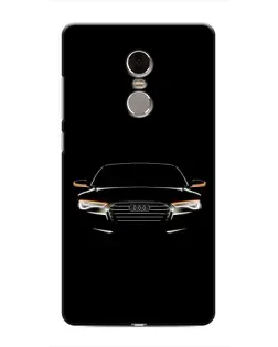Чохол для Xiaomi Redmi Note 4 з картинкою «Audi — нічний контур»