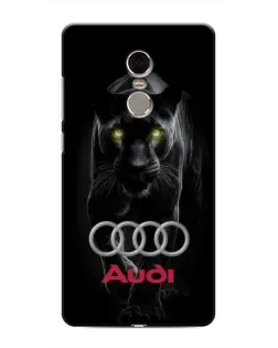 Чохол для Xiaomi Redmi Note 4 з картинкою «Пантера та Audi»