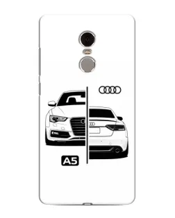 Чохол для Xiaomi Redmi Note 4 з картинкою «Audi — контрастний дизайн»