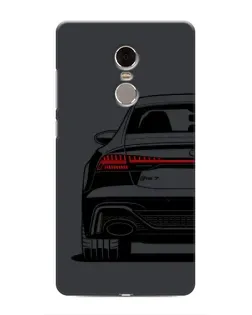 Чохол для Xiaomi Redmi Note 4 з картинкою «Задня частина Audi — арт»