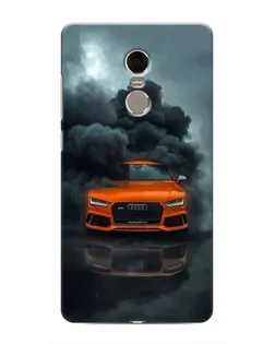 Чохол для Xiaomi Redmi Note 4 з картинкою «Audi у хмарах диму»