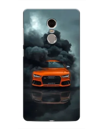 Чохол для Xiaomi Redmi Note 4 з картинкою «Audi у хмарах диму»