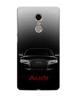 Чохол для Xiaomi Redmi Note 4 з картинкою «Audi — градієнтний контур»