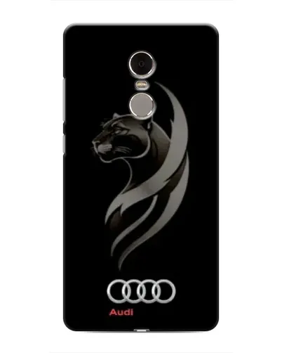Чохол для Xiaomi Redmi Note 4 з картинкою «Графіка — пантера та Audi»