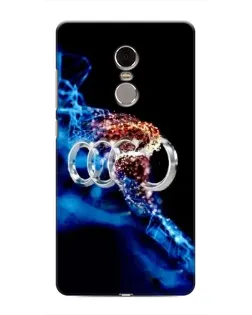 Чохол для Xiaomi Redmi Note 4 з картинкою «Енергія лого Audi»