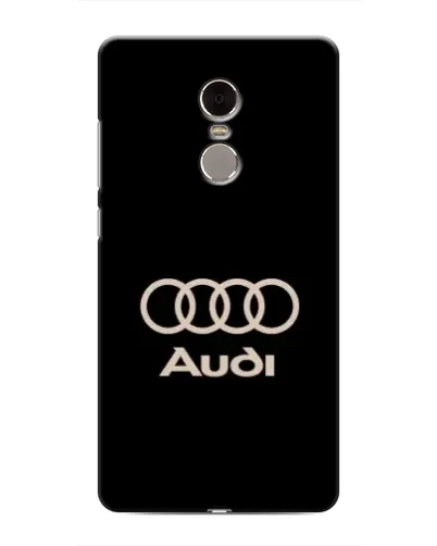 Чохол для Xiaomi Redmi Note 4 з картинкою «Audi — золотий логотип»