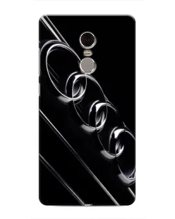 Чохол для Xiaomi Redmi Note 4 з картинкою «Audi — абстрактні кільця»