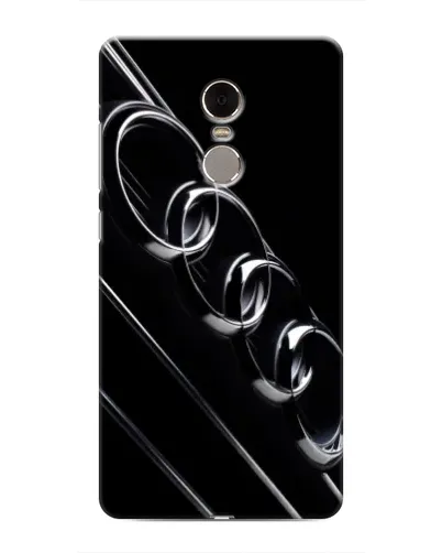Чохол для Xiaomi Redmi Note 4 з картинкою «Audi — абстрактні кільця»