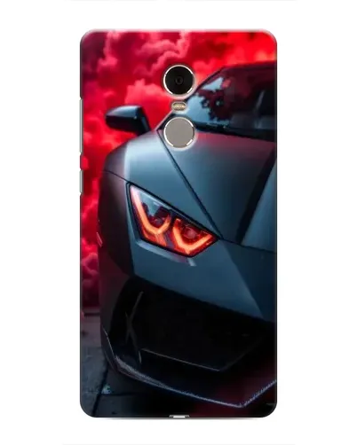 Чехол для Xiaomi Redmi Note 4 с картинкой «Lamborghini красное сияние»