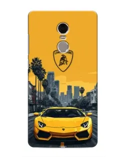 Чехол для Xiaomi Redmi Note 4 с картинкой «Желтый Lamborghini город» Чехол для Xiaomi Redmi Note 4 с картинкой «Желтый Lamborghini город»