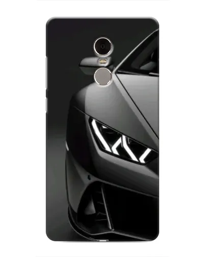 Чехол для Xiaomi Redmi Note 4 с картинкой «Lamborghini фары детализация»
