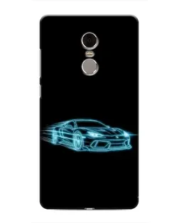 Чехол для Xiaomi Redmi Note 4 с картинкой «Неоновый контур Lamborghini» Чехол для Xiaomi Redmi Note 4 с картинкой «Неоновый контур Lamborghini»