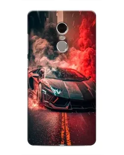 Чехол для Xiaomi Redmi Note 4 с картинкой «Lamborghini красный дым» Чехол для Xiaomi Redmi Note 4 с картинкой «Lamborghini красный дым»