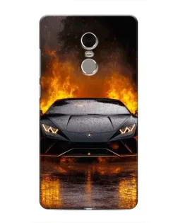 Чехол для Xiaomi Redmi Note 4 с картинкой «Lamborghini в огне» Чехол для Xiaomi Redmi Note 4 с картинкой «Lamborghini в огне»