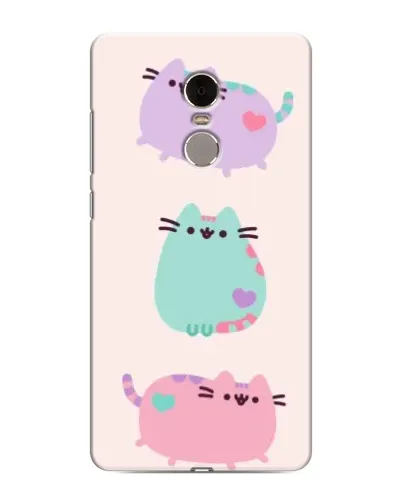 Чохол для Xiaomi Redmi Note 4 з картинкою «Pusheen тріо» Чохол для Xiaomi Redmi Note 4 з картинкою «Pusheen тріо»