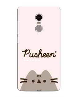 Чохол для Xiaomi Redmi Note 4 з картинкою «Pusheen логотип»
