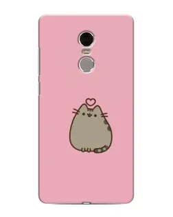 Чохол для Xiaomi Redmi Note 4 з картинкою «Pusheen серце»